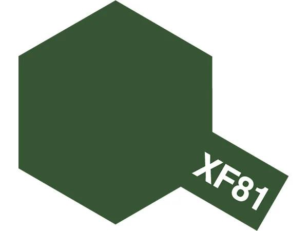 Tamiya Xf-81 Dk Green 2 RAF Model Kit — official product photo 1