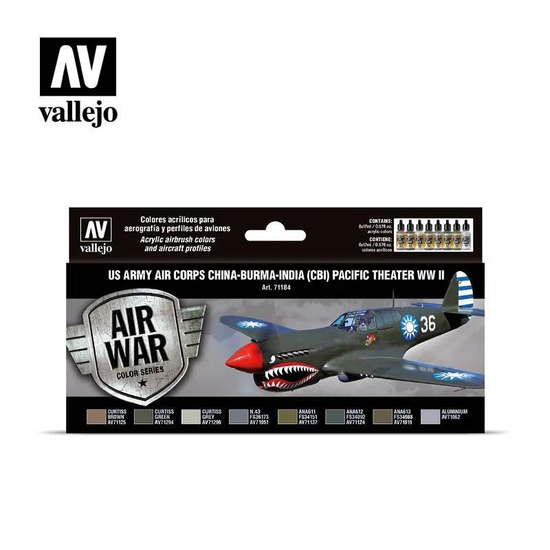 Vallejo Air Usaaf Ww2 Cbi 8 Color Set — product photo