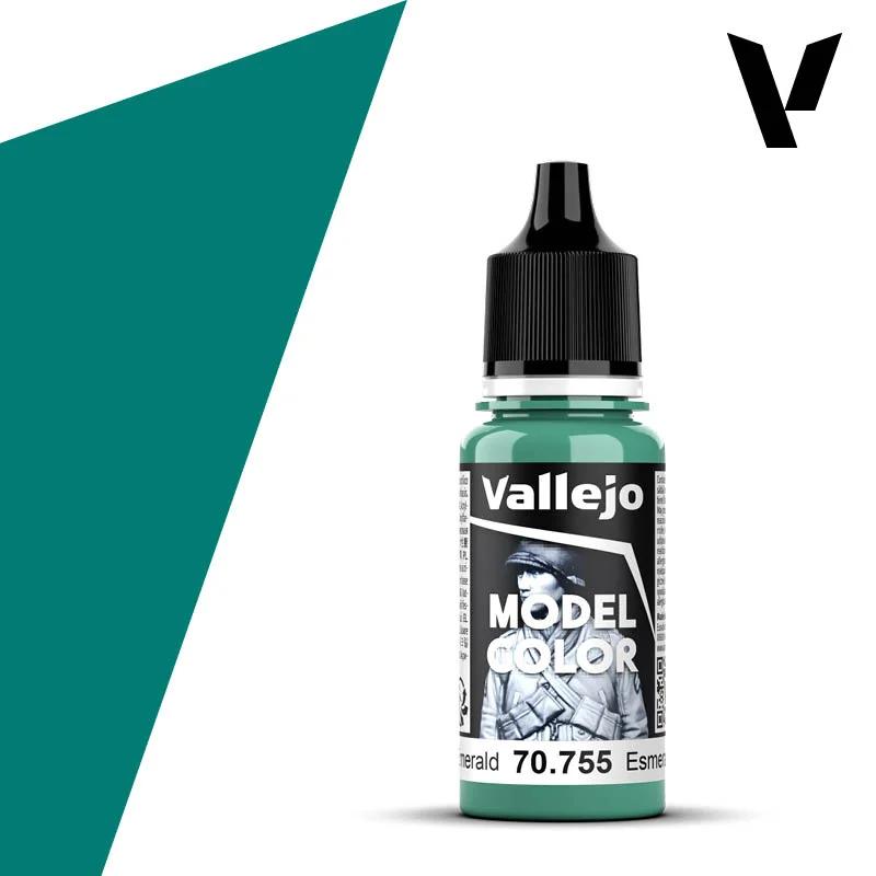 Vallejo Color Matt Light Emerald 6pk — product photo