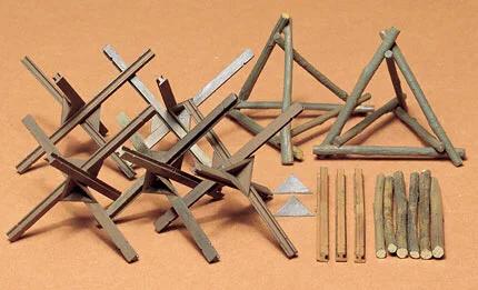 Tamiya 1/35 Barricade Set Model Kit — box art