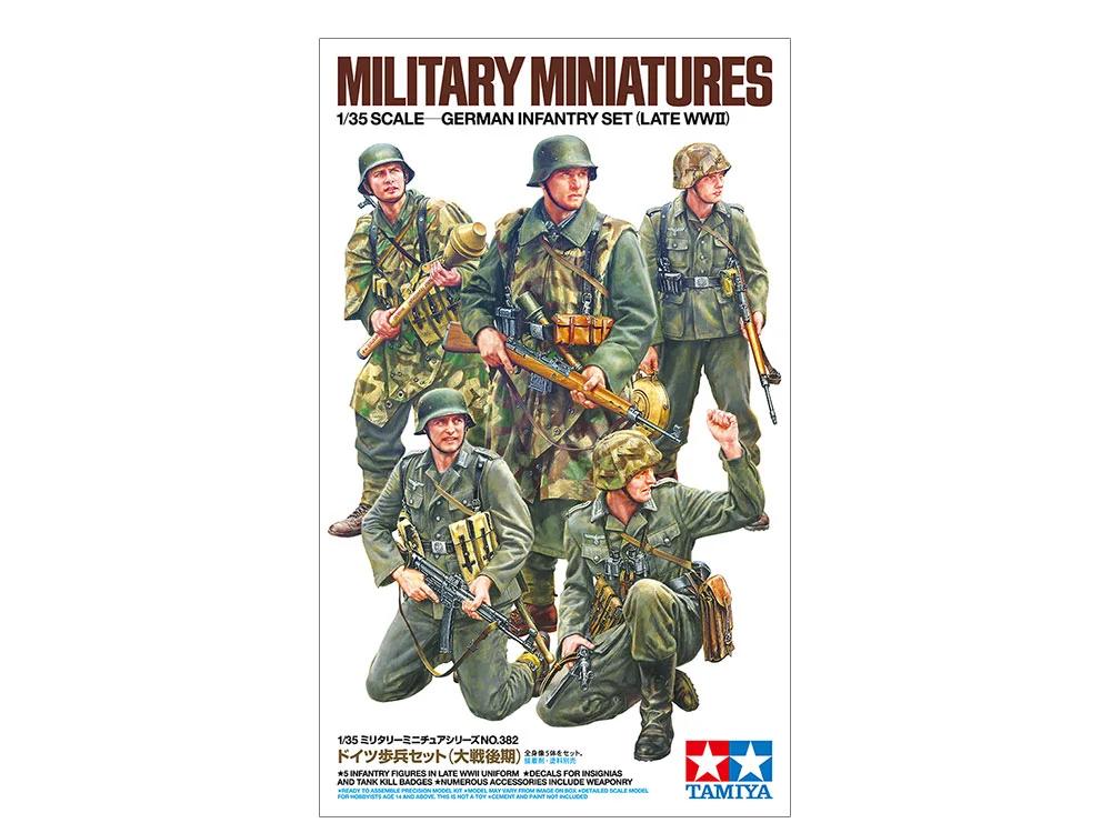 Tamiya 1/35 German Infantry Set WWII Model Kit — official product photo 1