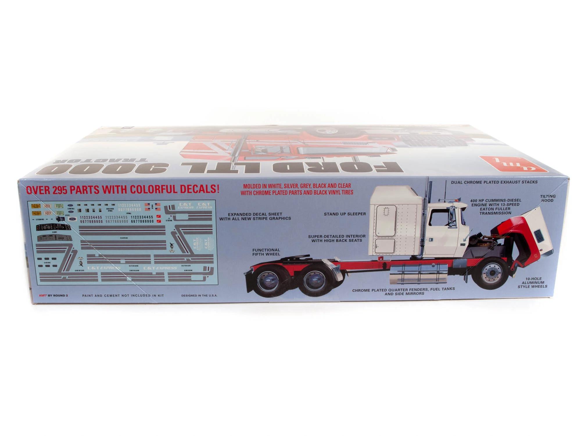 AMT 1/24 Ford Ltl 900 Semi Tractor Model Kit — official product photo 1