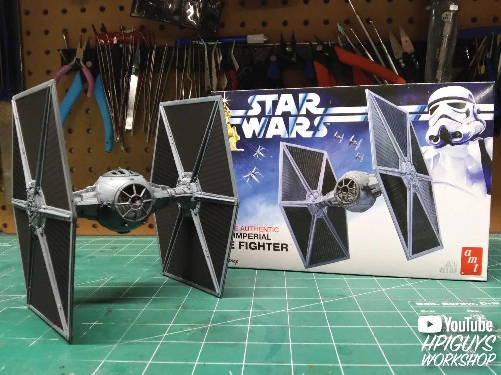 AMT 1/48 Star Wars New Hope Tie Fighter Model Kit — official product photo 5