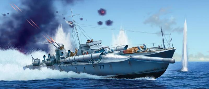 Italeri 1/35 Vosper 736 Mtb Model Kit — official product photo 1