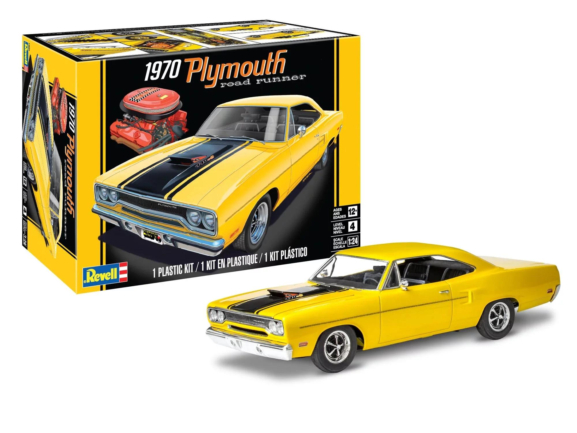 Revell 1/24 70 Plymouth Roadrunner Model Kit — official product photo 1