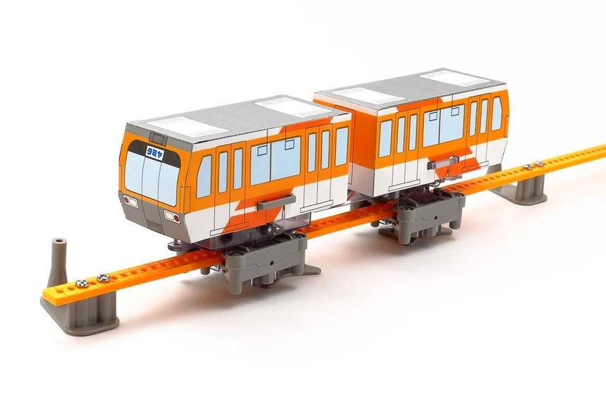 Tamiya Monorail Train Model Kit — box art