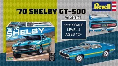 Revell 1/25 GT-500 70shelby Model Kit — box art
