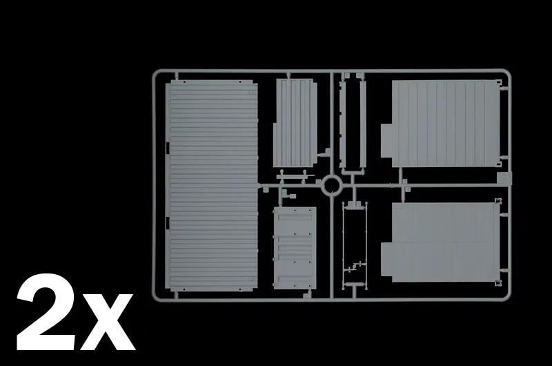 Italeri 1/35 20 Military Container Model Kit — official product photo 5