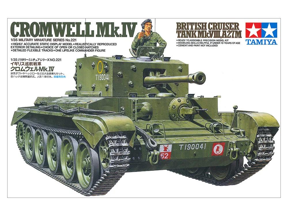 Tamiya 1/35 Cromwell Mkiv Tank Model Kit — official product photo 1