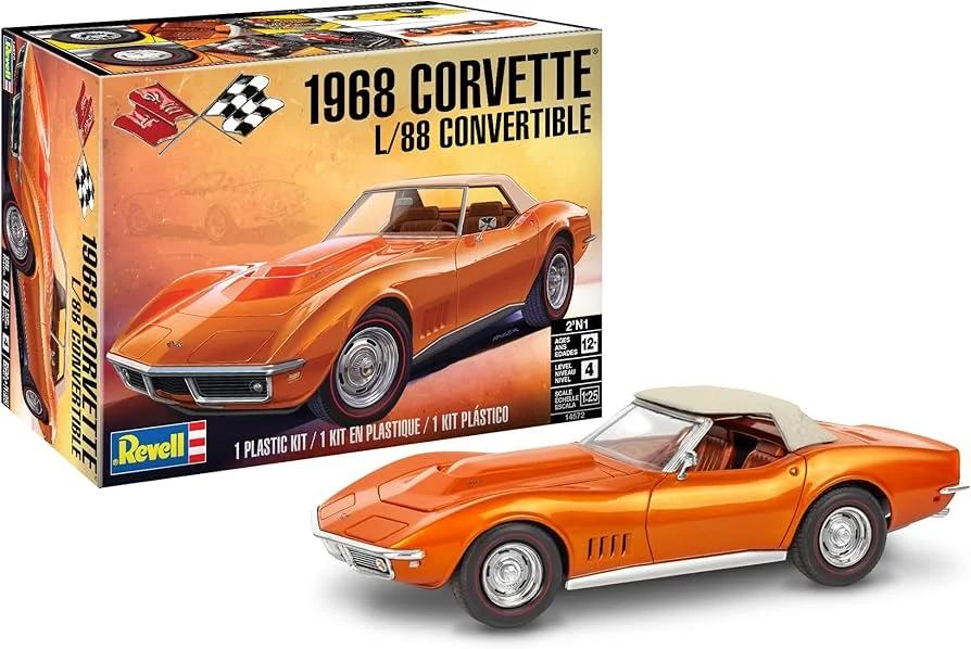 Revell 1/25 L-88 68 Corvette Roadster Model Kit — box art