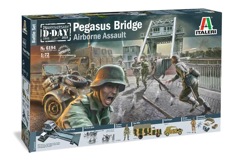 Italeri 1/72 Pegasus Bridge Battle Set Model Kit — official product photo 2