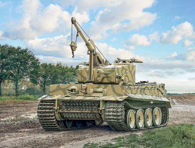 Italeri 1/35 Tiger Support Vehicle Model Kit — box art