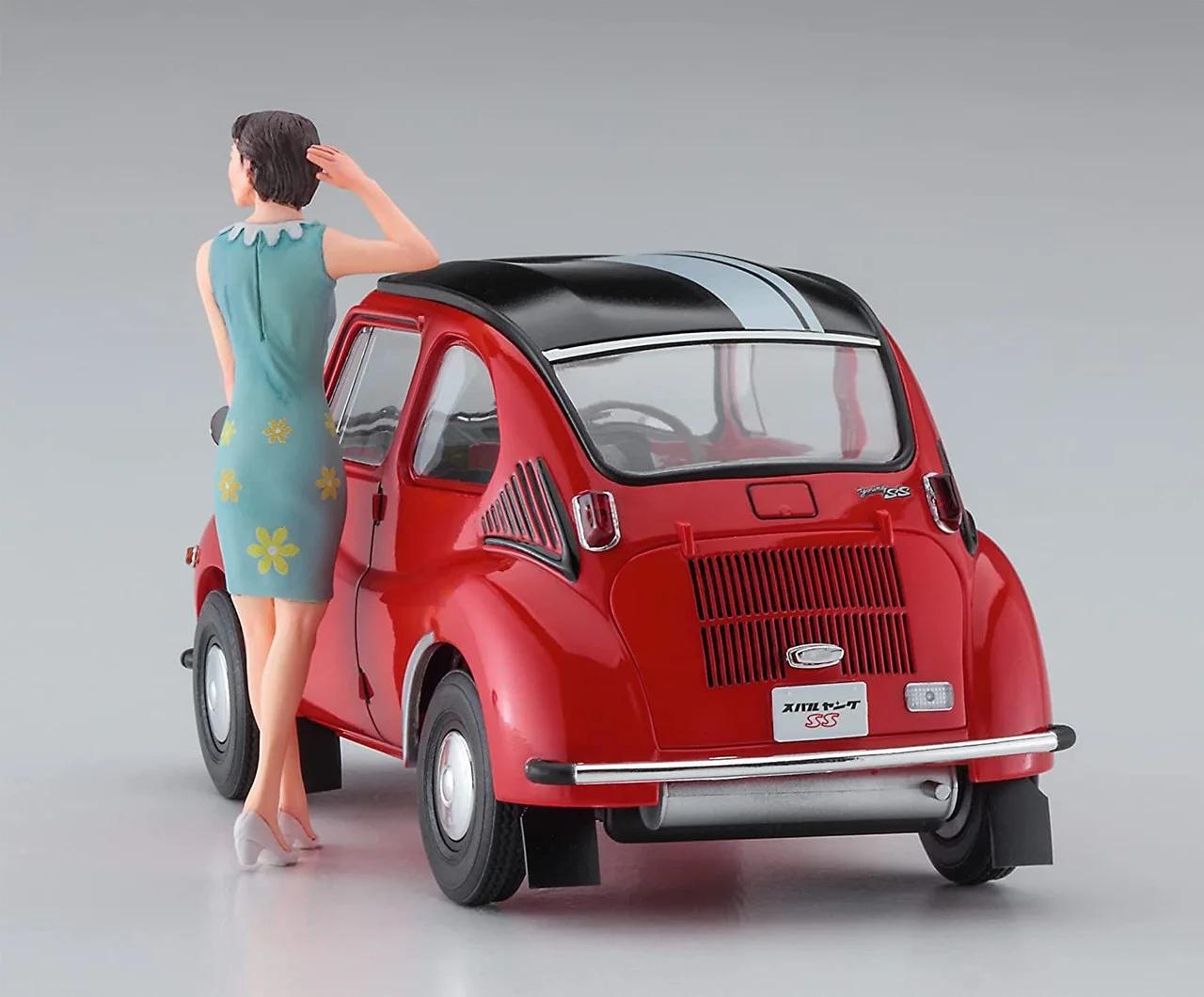 Hasegawa 1/24 Subaru 360 Young Ss W Figure Model Kit — official product photo 2
