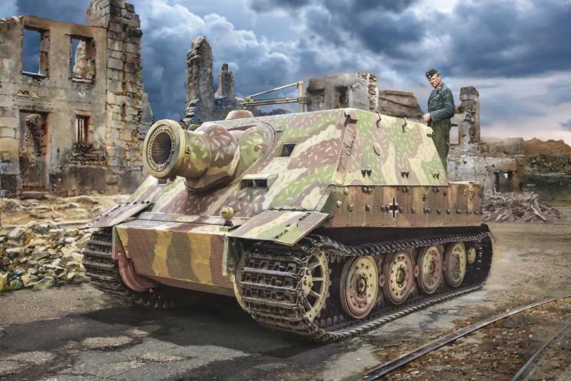 Italeri 1/35 38cm Rw 61 Auf Sturmmoser Tiger Model Kit — official product photo 1