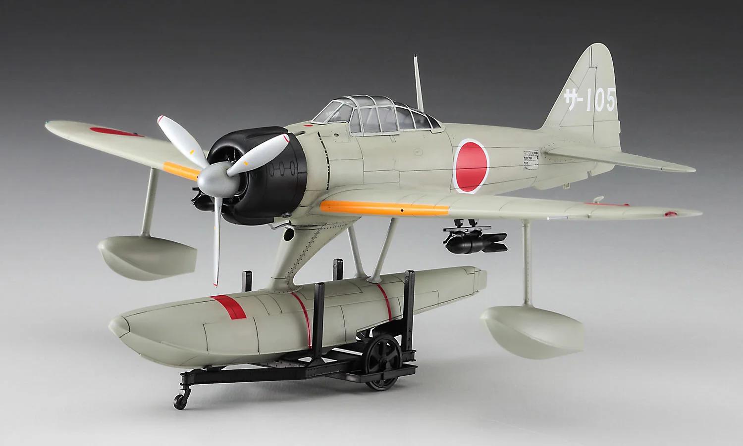 Hasegawa 1/48 Nakajima A6m2-n 2 Seaplane Model Kit — official product photo 1