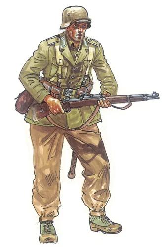 Italeri 1/72 WW-II German Motorcycle Model Kit — official product photo 3