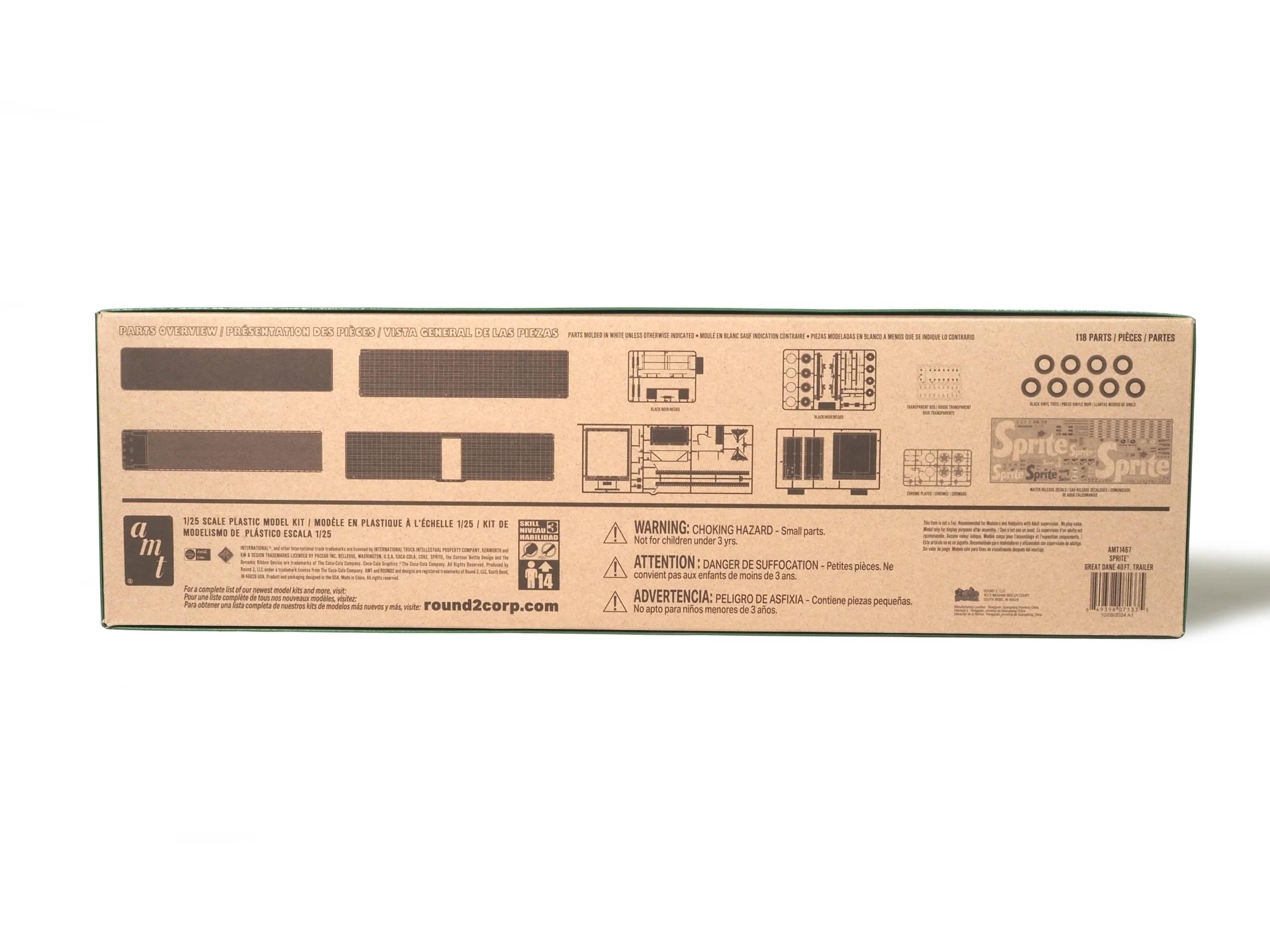 AMT 1/25 Great Dane 40trailer Sprite Model Kit — official product photo 6