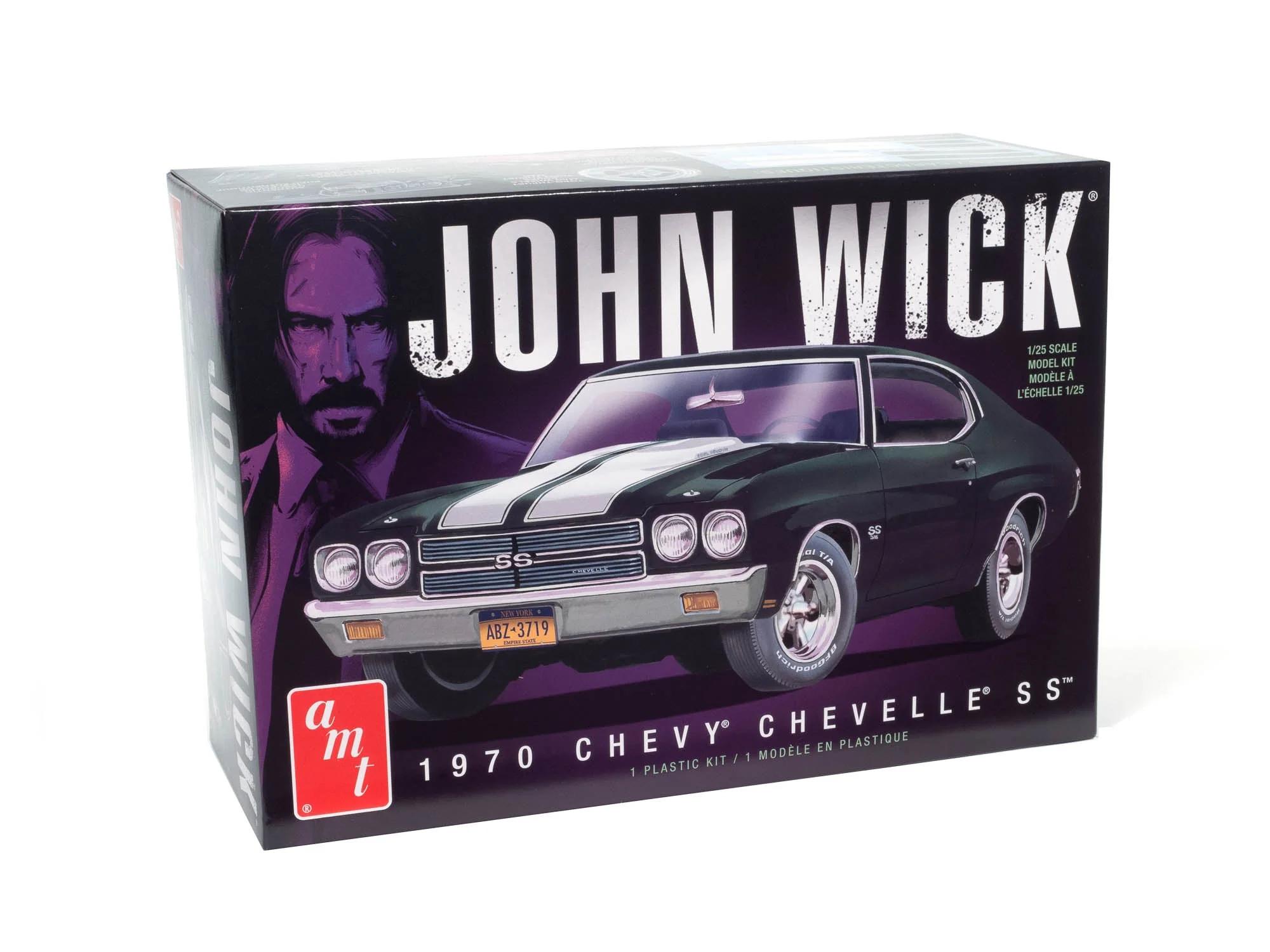 AMT 1/25 70 Chevy Chevelle John Wick Model Kit — official product photo 1