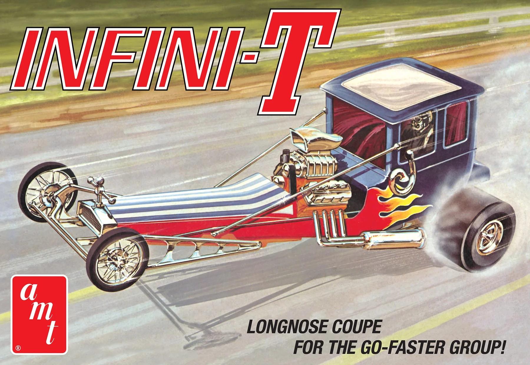 AMT 1/24 Infini-t Custom Dragster Model Kit — box art