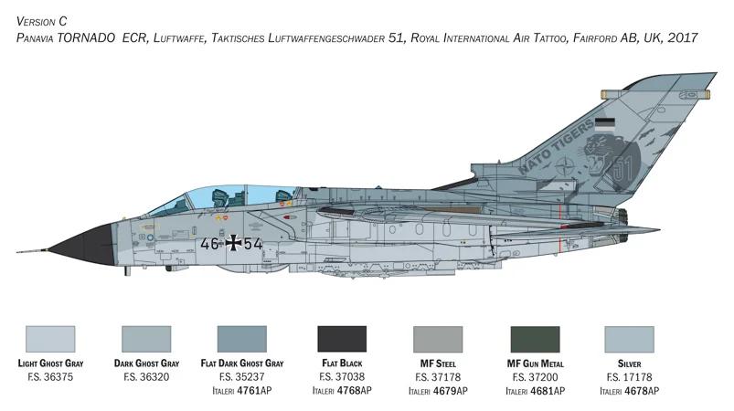 Italeri 1/32 Panavia Tornado Ecr Model Kit — official product photo 6