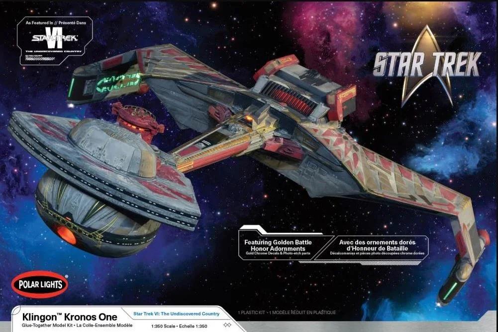 Polar Lights 1/350 Star Trek 6 Klingon Kronos 1 Model Kit — box art