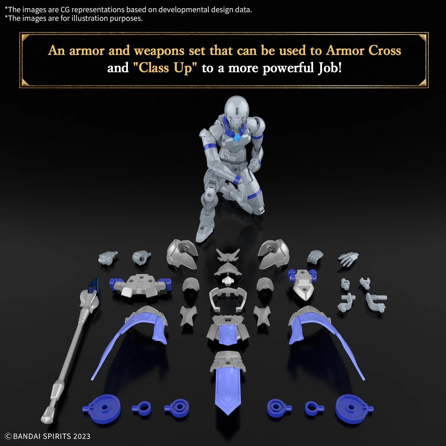 Bandai 1/144 30MF Liber Priest Model Kit — official product photo 4