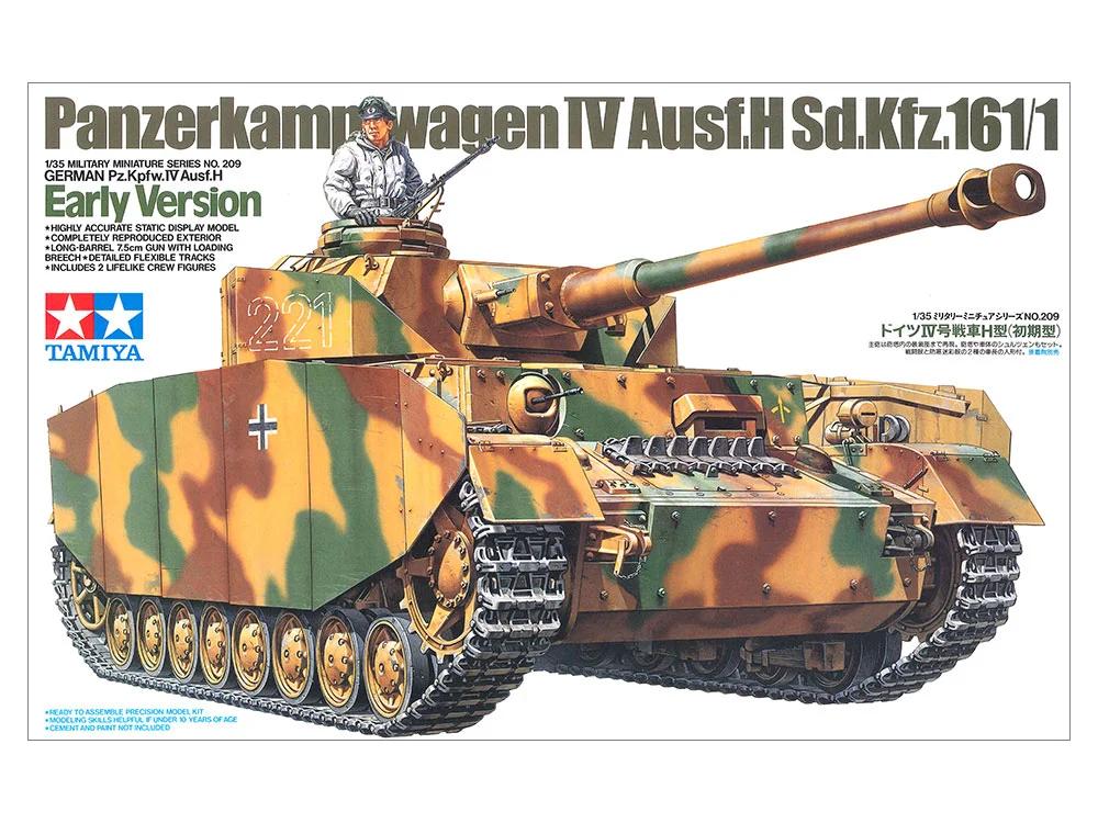 Tamiya 1/35 Pz Kpfw IV Ausf H Early Model Kit — official product photo 1