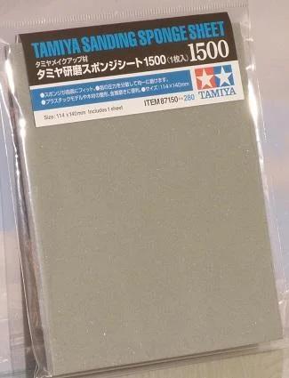 Tamiya Sanding Sponge Sheet 1500 — product photo