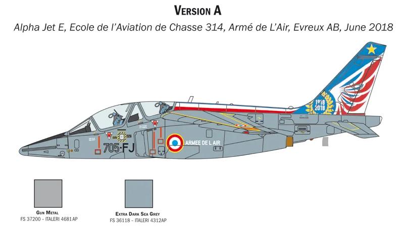 Italeri 1/48 Alpha Jet E Model Kit — official product photo 4