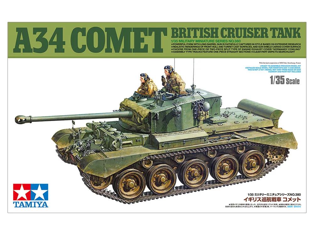Tamiya 1/35 British Cruiser A34 Comet Tank Model Kit — official product photo 1