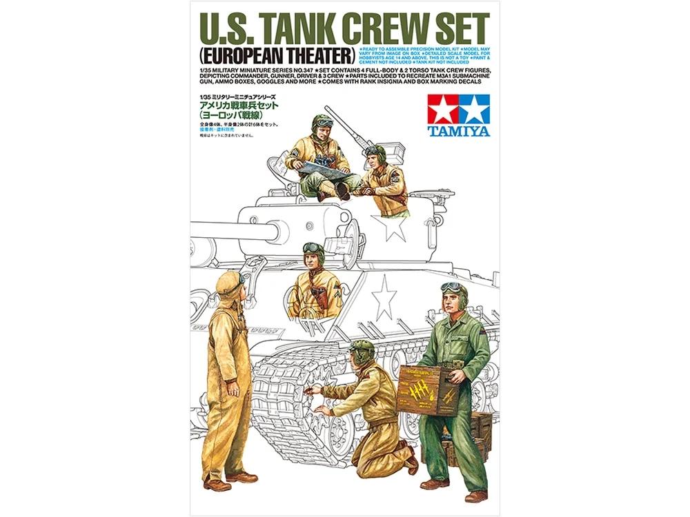 Tamiya 1/35 US Tank Crew European Model Kit — official product photo 1