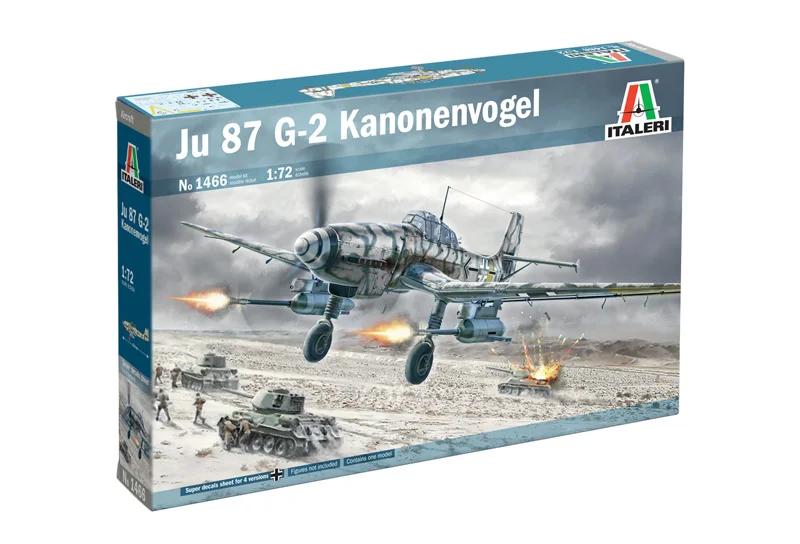 Italeri 1/72 Junker Ju-87g-2 Kanonenvogel Model Kit — official product photo 1