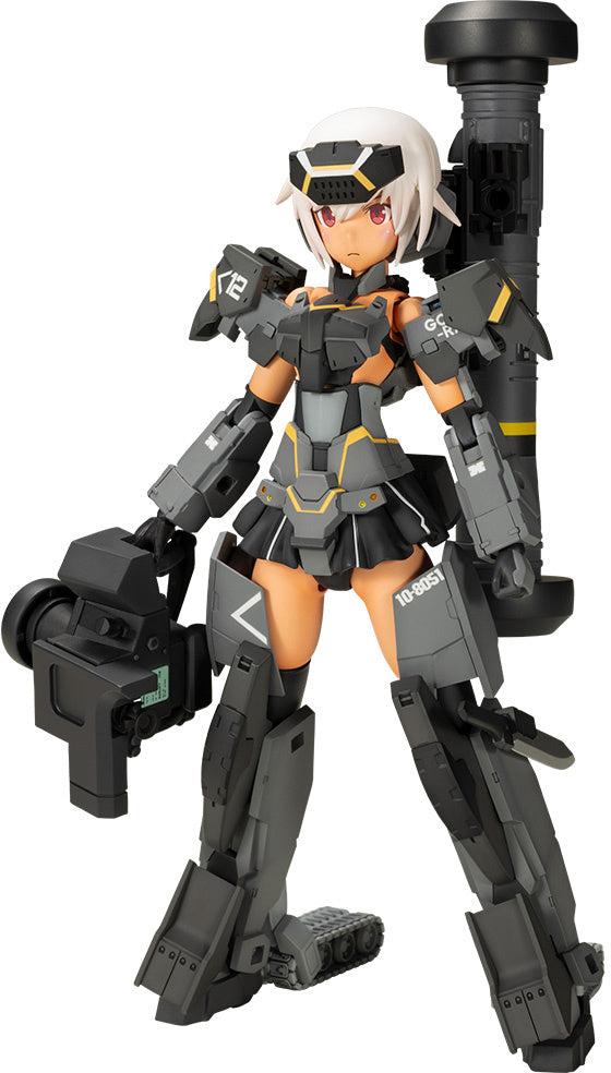 Kotobukiya Frame Arms Girl Gourai-Kai (Black) w/ FGM148 Type Anti-Tank Missile Model Kit — box art