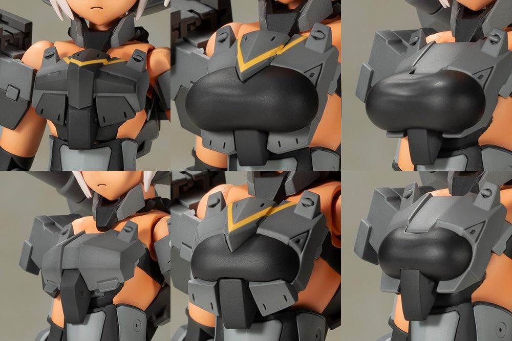 Kotobukiya Frame Arms Girl Gourai-Kai (Black) w/ FGM148 Type Anti-Tank Missile Model Kit - Image 14 of 15