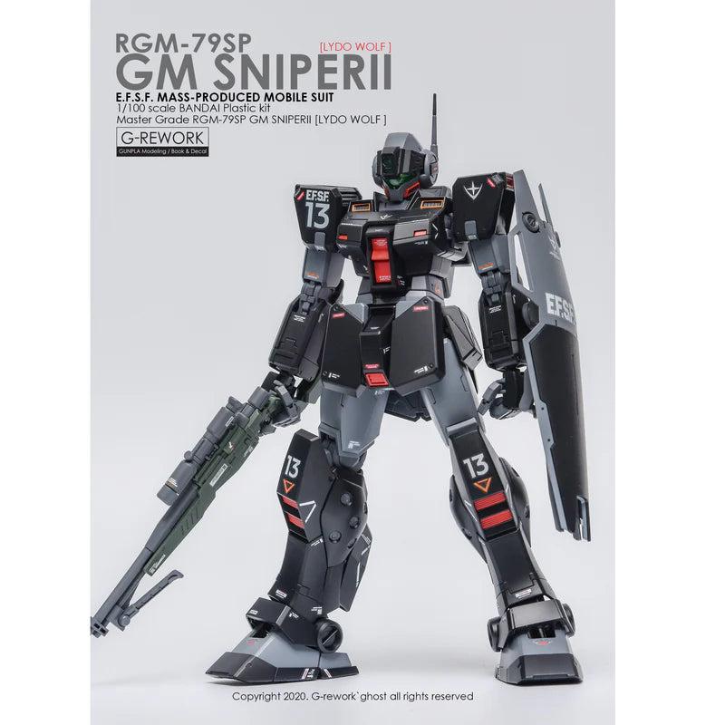 G-Rework 1/100 MG RGM-79SC GM Sniper Lydo Wolf Custom Decals — product photo