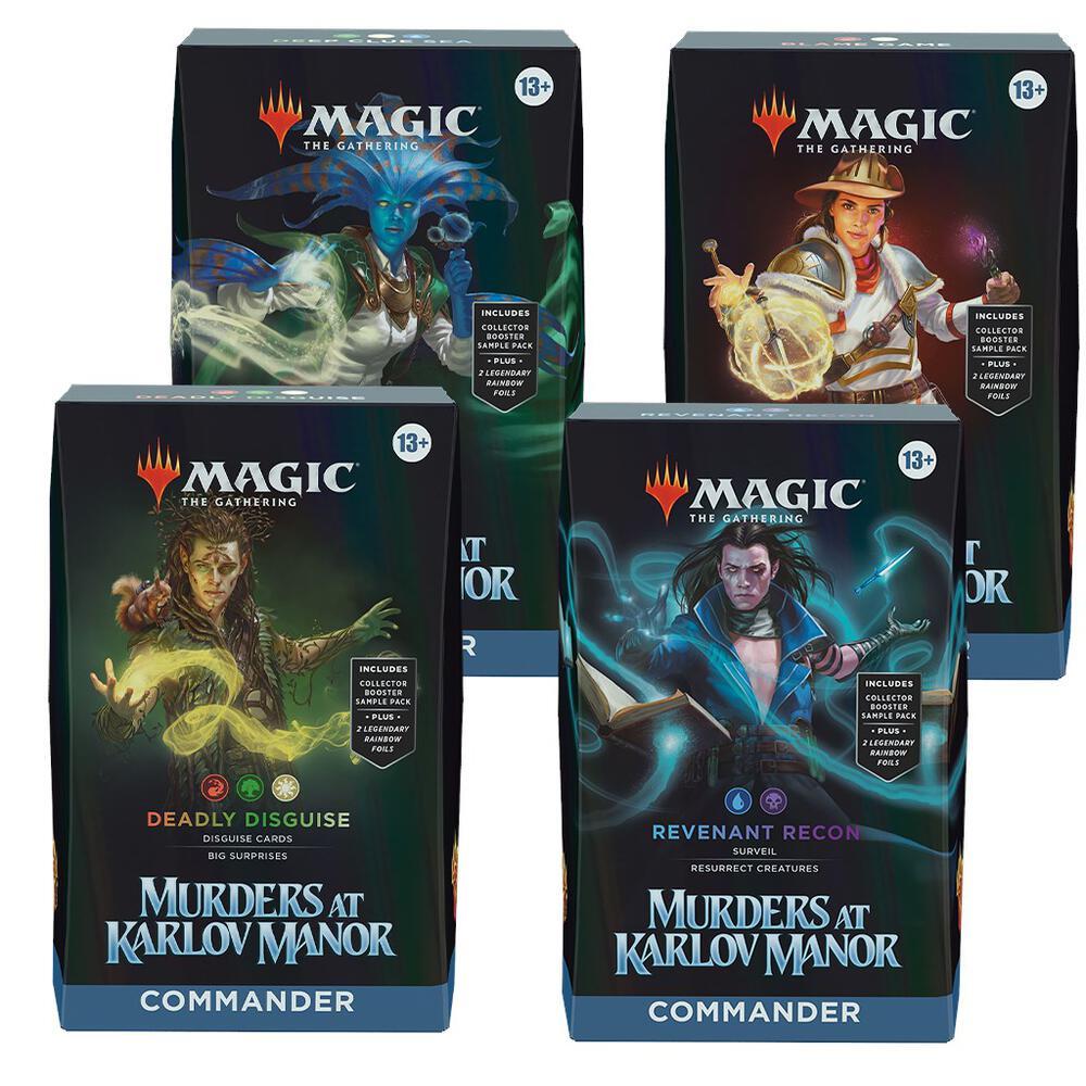 Magic: Murders at Karlov Manor Commander Deck Carton — product photo