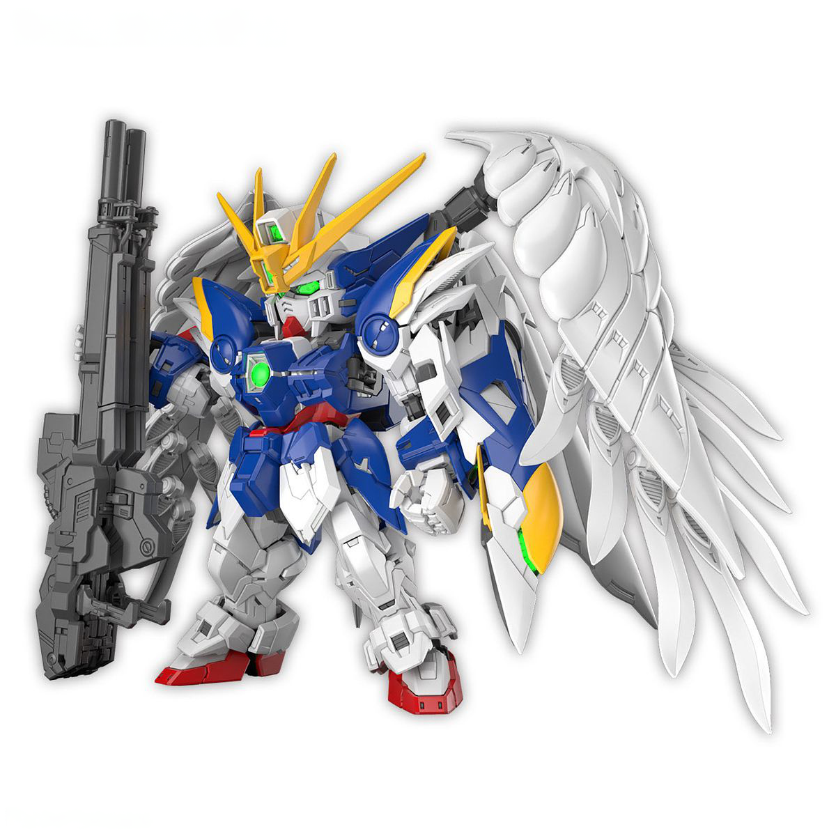 Bandai MGSD XXXG‑00W0 Wing Gundam Zero EW Model Kit — box art