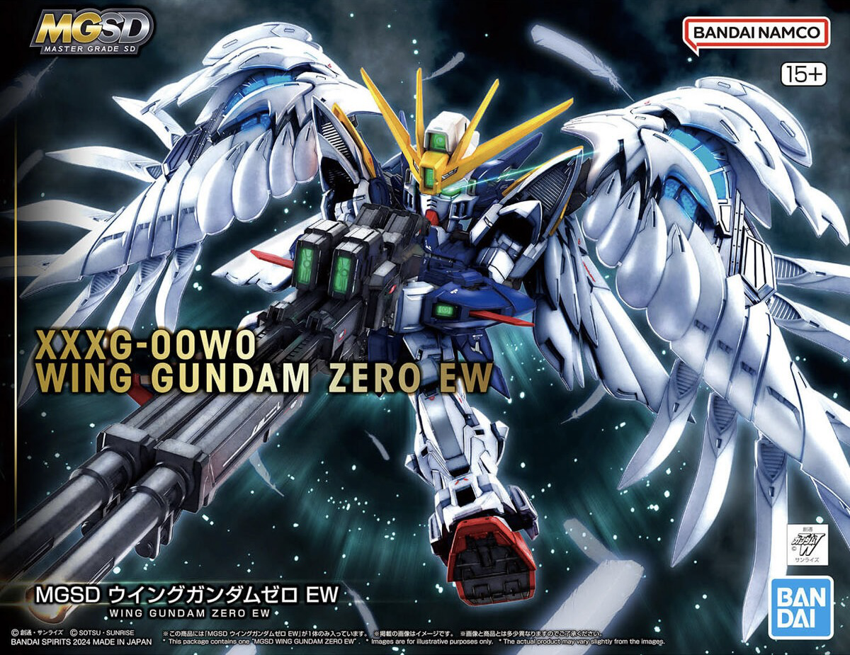 Bandai MGSD XXXG‑00W0 Wing Gundam Zero EW Model Kit - Image 13 of 13