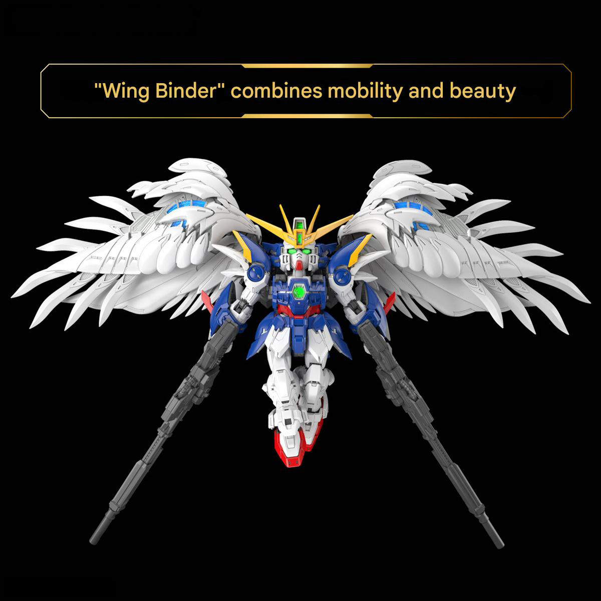 Bandai MGSD XXXG‑00W0 Wing Gundam Zero EW Model Kit - Image 4 of 13
