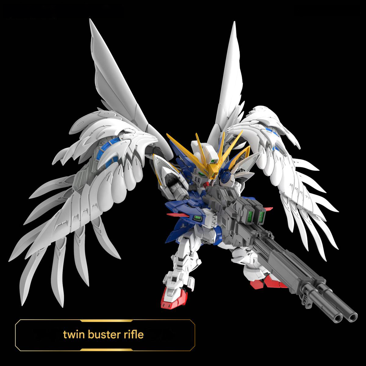 Bandai MGSD XXXG‑00W0 Wing Gundam Zero EW Model Kit - Image 5 of 13
