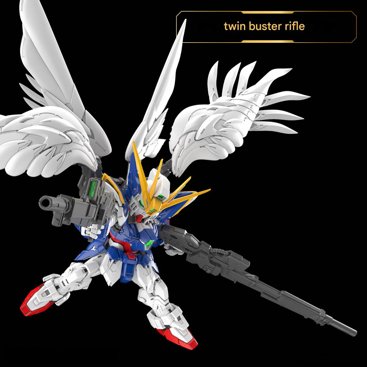 Bandai MGSD XXXG‑00W0 Wing Gundam Zero EW Model Kit - Image 6 of 13
