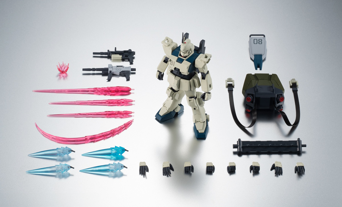 Bandai ROBOT SPIRITS (SIDE MS) RX-79(G) Ez-8 Gundam Ez-8 ver. A.N.I.M.E. Action Figure - Image 8 of 11
