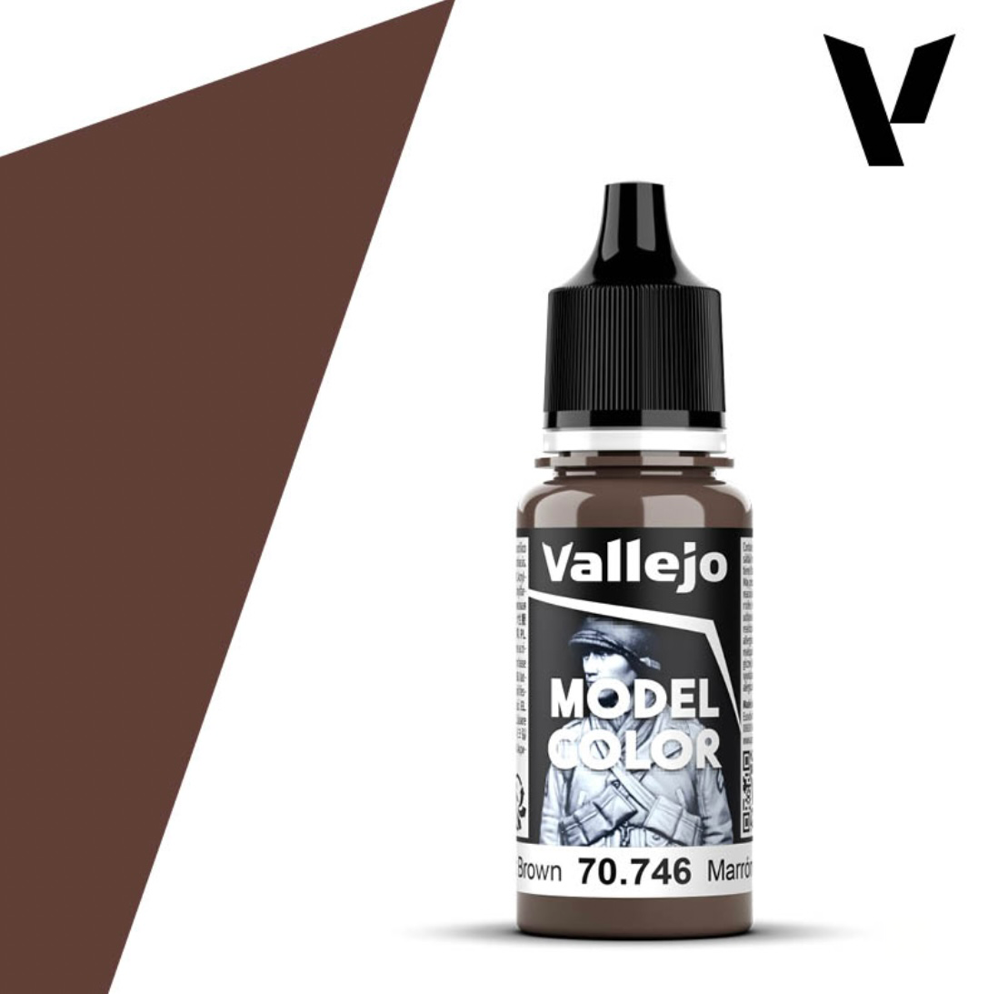Vallejo Model Color Chestnut Brown — product photo