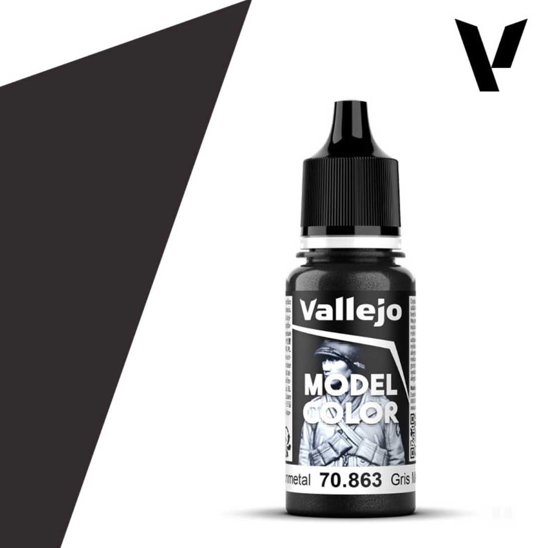 Vallejo Model Color Gunmetal — product photo